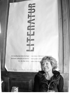 Foto Angelika Waldis an den Solothurner Literaturtagen 2010